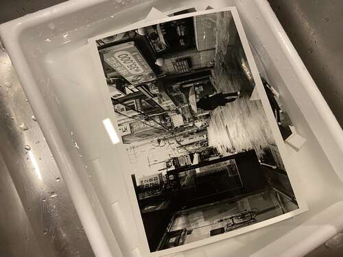 Washing a print