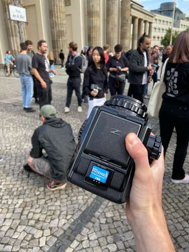 My bronica loaded with Phoenix 2