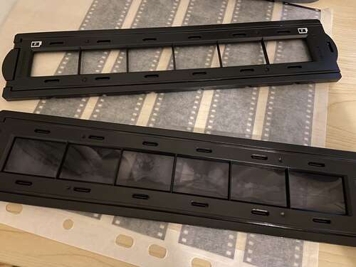 Film strip holders