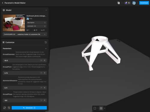 MakerWorld customizer